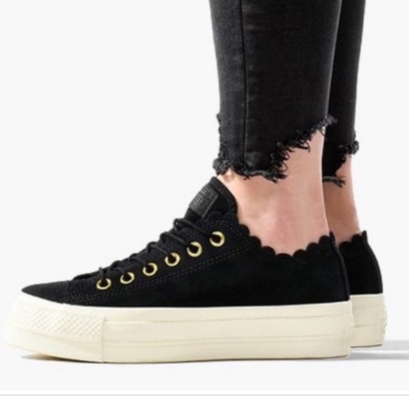converse frilly platform
